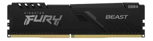 Memória Ram Fury Beast Ddr4 Preto 32gb 3600mhz Kf436c18bb/32