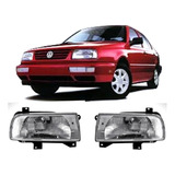 Par Juego Faros Volkswagen Jetta A3 1993 Al 1998 Depo,