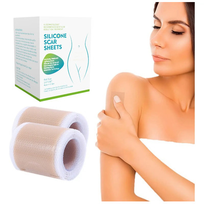Rollo De Cinta Adhesiva De Silicona Para Cicatrices De 1,5 M