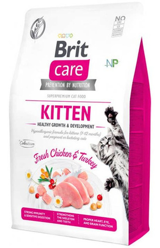 Alimento Gatito Brit Care Cat Kitten Healthy Growth 400gr Np