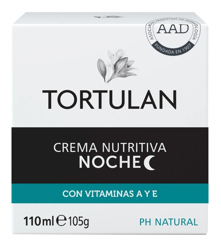 Tortulan Crema Nutritiva Noche Con Vitaminas A Y E 110ml