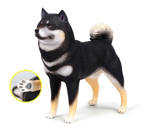 Shiba Inu Japones Caes De Raça Pet Shop 18 Cm Pvc