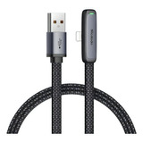 Cable Usb A - Usb Para iPhone 90º Data Cable 1.8m Mcdodo Color Negro