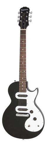 Guitarra Eléctrica EpiPhone Les Paul Melody Maker E1 De Álamo Ebony Con Diapasón De Palo De Rosa