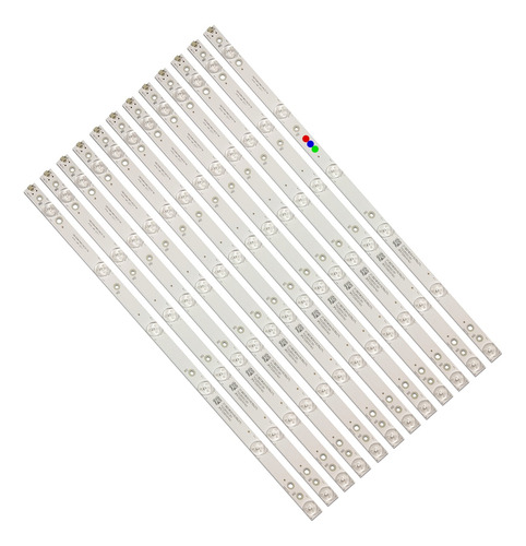 Kit Leds Vizio D50u-d1 (12tiras 6leds) - Aluminio, Nuevo