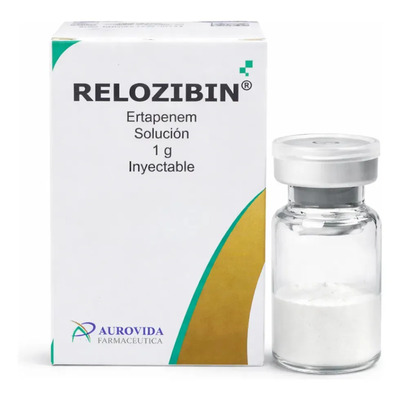 Relozibin Ertapenem 1g De Solución Liofilizado Inyectable Aurovida Farmacéutica | Envío gratis
