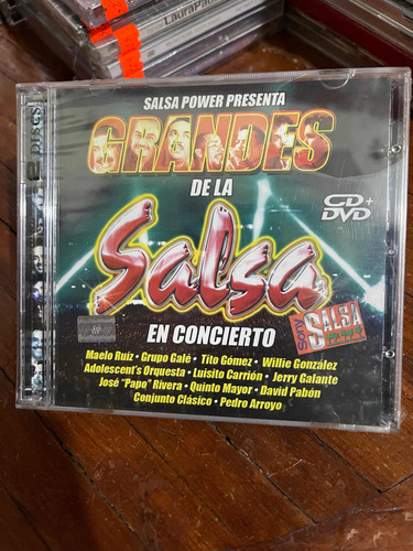 Salsa Power Presenta Grandes De La Salsa /cd Dvd #328