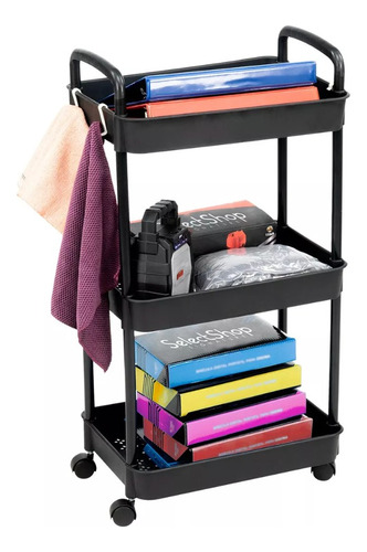 Organizador Carrito Estanteria Cocina Hogar Baño 3 Niveles 