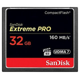 Sandisk Extreme Pro Compactflash De 32 Gb De Memoria Tarjeta