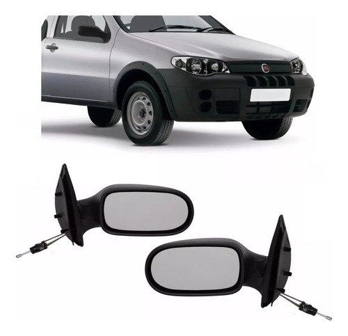 Espejo Retrovisor Fiat Palio 2004 2005 2006 Adventure Manual Foto 5