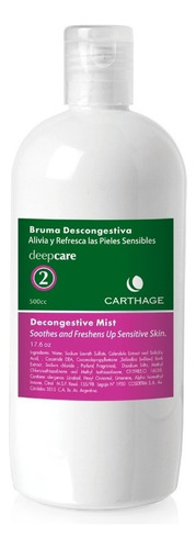 Carthage Bruma Descongestiva Con Extracto De Algodon X 500ml Tipo De Piel Pieles Sensibles