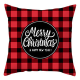 Funda De Cojín De Estilo Navideño De 450 Mm, Almohada Cuadra