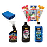 Kit Lavado Auto / Moto Premium Con 7 Productos K78