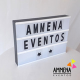 Alquiler Cartel Luminoso Letras Ammena Eventos