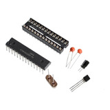 Kit Atmega328p + Base + 16mhz Crystal + Condensadores