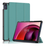 Estojo De Couro Verde Para Lenovo Tab M10 5g 10.6