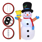 Adornos Navideños Inflables 4 Ft Exterior Impermeable Muñeco