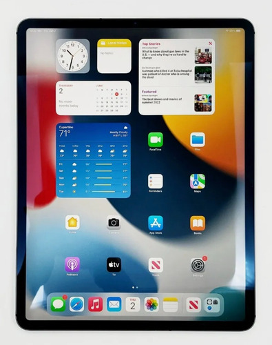 iPad Pro 6th 12.9 256gb Celular Cinza Igual Novo Apple Care