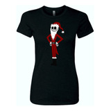 Camiseta Navidad Jack Skellington Femenina Serie Black Dama