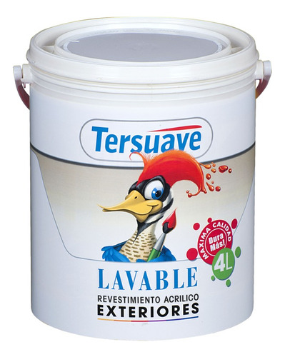 Latex Lavable Exterior Tersuave Colores 4 Litros