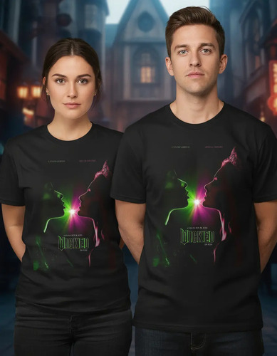 Playera Wicked For Good Elphaba Y Glinda 15 T-shirt Unisex