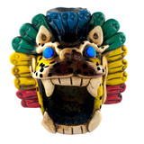 Silbato Azteca De La Muerte Silbato Azteca Jaguar Con Penach