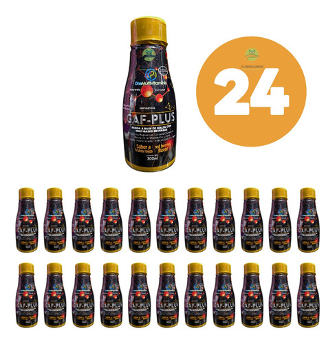 Jarabe Gaf Plus 300ml X24 - mL a $69