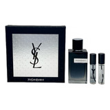 Yves Saint Laurent Y Set De 3 Pz Con Miniatura Para Hombre