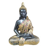 Estatua Imagen Buda Meditación Yeso (28 Cms)