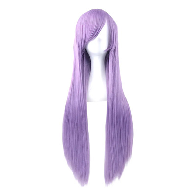 2026 Peluca Morada ( Morado Neutro) Cabello Liso Largo