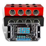 Bloco De Distribuição 4x4 + Voltímetro C Sequenciador Remote
