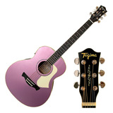 Violão Eletroac Tagima Porteño Metallic Lilac Satin Mlls Cor Lilás Material Do Diapasão Okoume Orientação Da Mão Destro