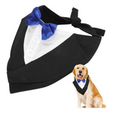 Perro Mascota Traje Bandana Conjunto De Pajarita Polera Para