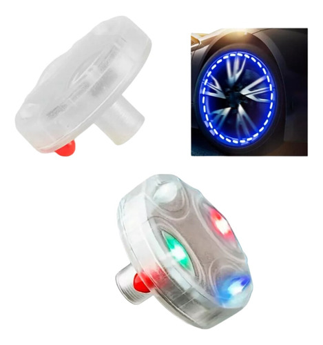 Luces Led Impermeables Para Auto Moto Carga Solar Luz Rgb