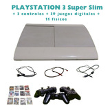 Sony Playstation 3 Super Slim 500gb + 3 Controles + 50juegos