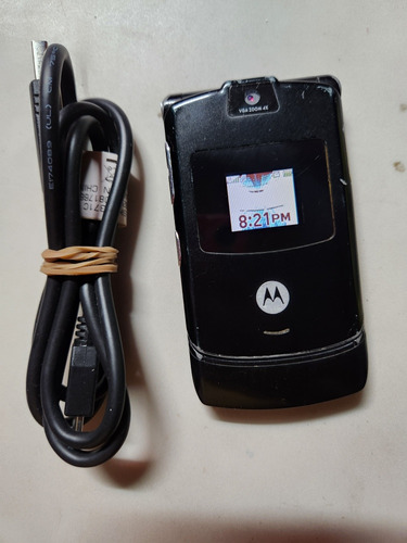 Motorola V3 Telcel Con Funcionando Bien , Leer Descripcion!,,, Retro, N8, N86, Nokia, Sony Ericsson, Samsung Ultra, W600, 1100, C3, W810, W380, W300,
