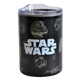 Termo Star Wars Bebida Fría O Caliente 350 Ml Color Negro