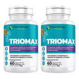 Kit 2 Un Magnésio L Treonato Dimalato 260mg Triomax 120 Caps