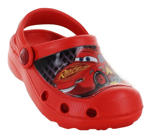 Disney Cars Clogs Baño Rayo Mcqueen Rojo Niño Bebe 80751