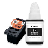 Mega Kit Cabezal Canon Bh-1 + Tinta Gi-190bk Pixma G Series 