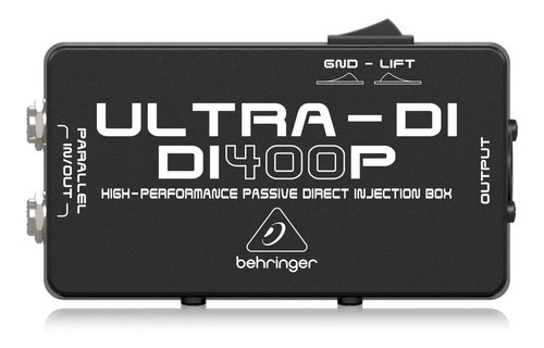 Direct Box Behringer Di400p Original C/nf Shop Guitar 