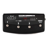 Pedal Marshall Pedl-91009 Foot Control 4 Botones Led Color Negro