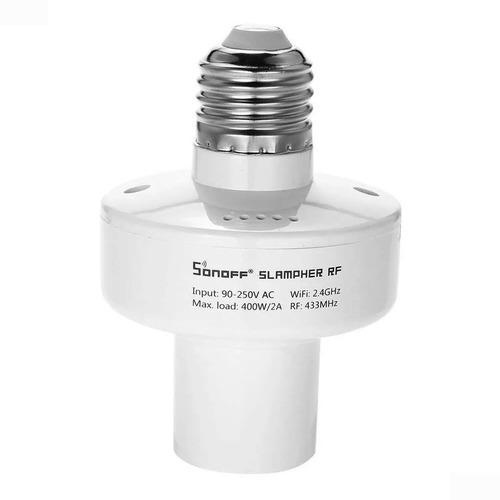 Socket Para Foco Rosca On/off Sonoff Slampher Rf Smart Wifi