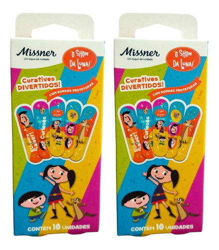 Band-aid Missner Estampado Infantil - 20 Unidades