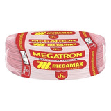 Fio Elétrico 1x6mm Megatron 70° Vermelho 100 Metros Rolo