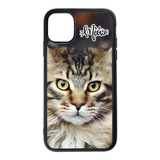 Carcasa Funda Antigolpes iPhone 13 Diseños Gatitos #24