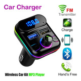 Transmisor Radio Bluetooth Dual Usb Mp3 Cargador Manos Libre