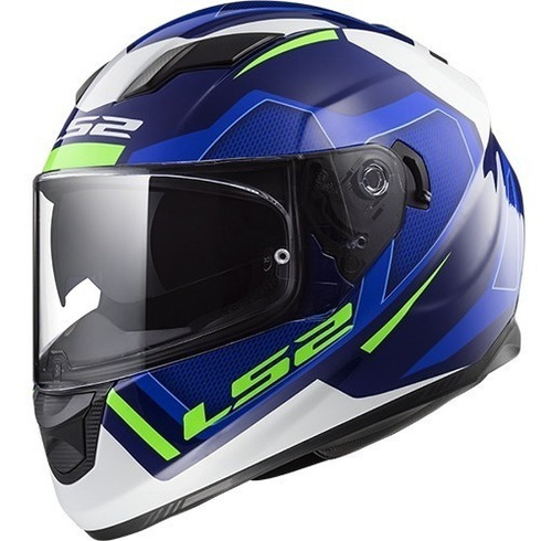 Casco Integral Doble Visor Ls2 Ff320 Stream Evo Axis Azul Um