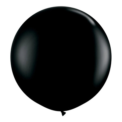 3 Globos Gigantes Esféricos Numero 24 Payaso Color Negro | MercadoLibre