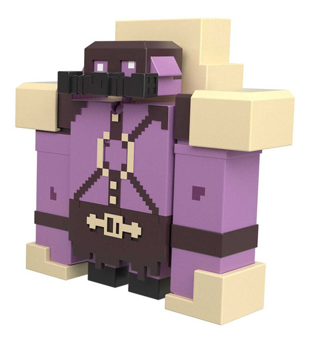 Minecraft Figura Acción Fidget Cerdo-armadillo Vs Esqueleto